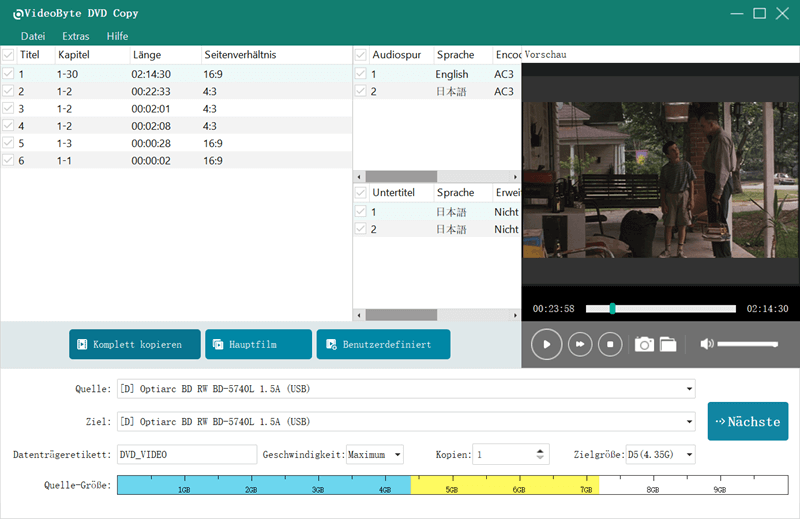 DVD kopieren und Regionalcode entfernen