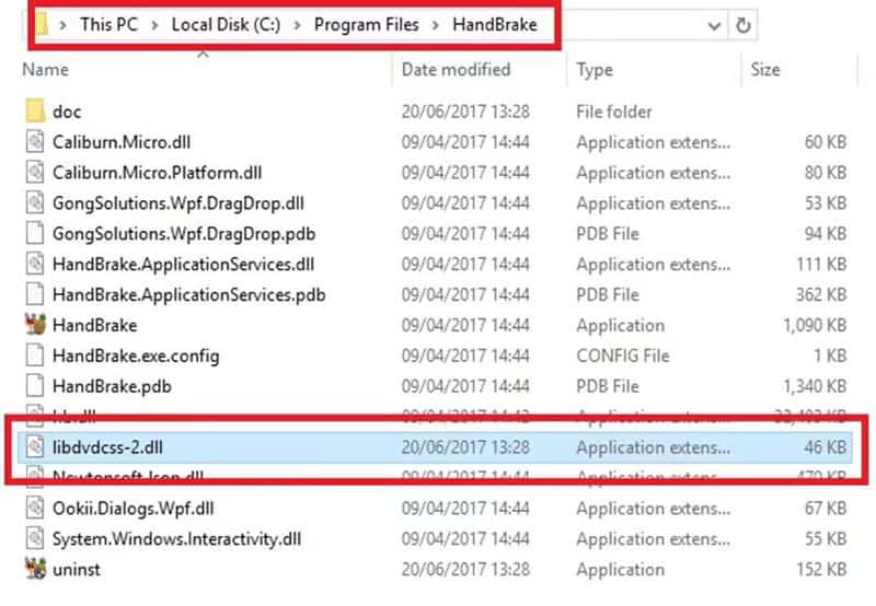 libdvdcss auf HandBrake verschieden