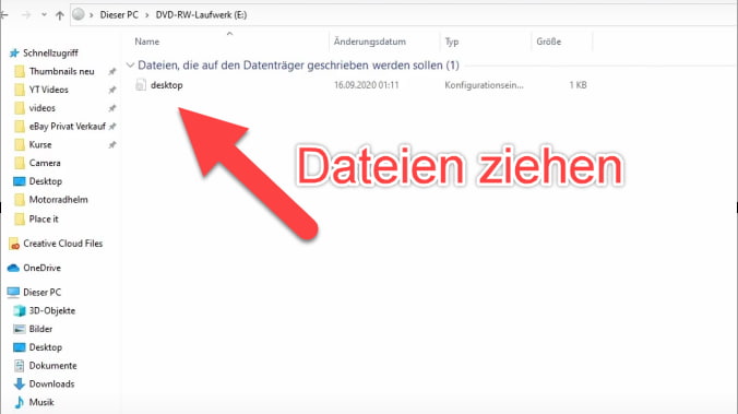DVD-Dateien ziehen
