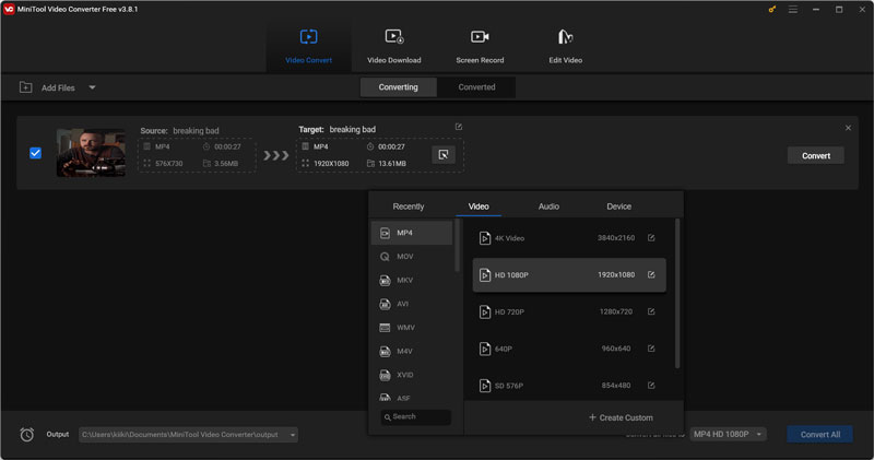 Mini Tool Video Converter