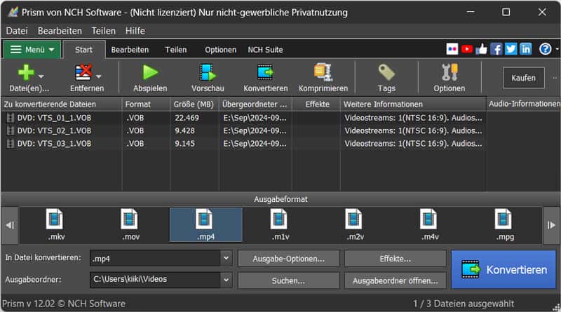 ISO in MP4 mit Prism Video Converter umwandeln