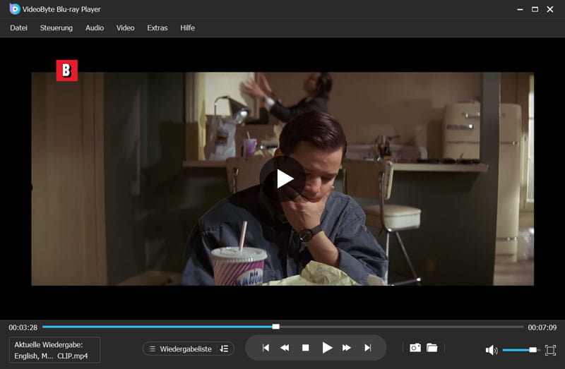 MP4 in VideoByte Blu-ray Player abspielen