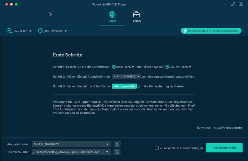DVD auf Mac rippen