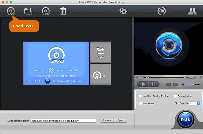 MacX DVD Ripper Mac Free Edition
