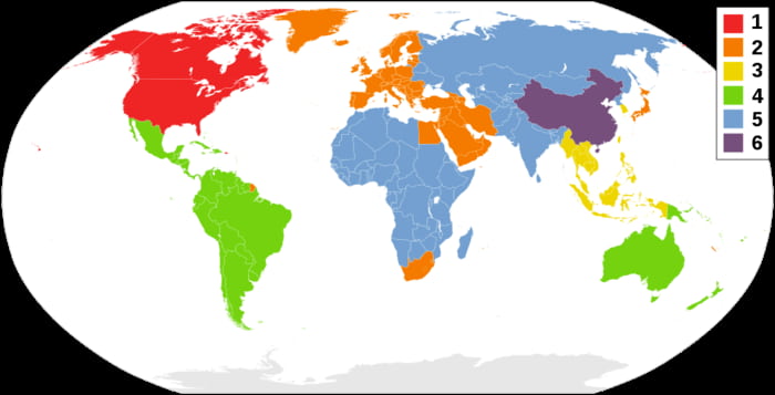 DVD Regionalcodes